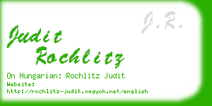 judit rochlitz business card